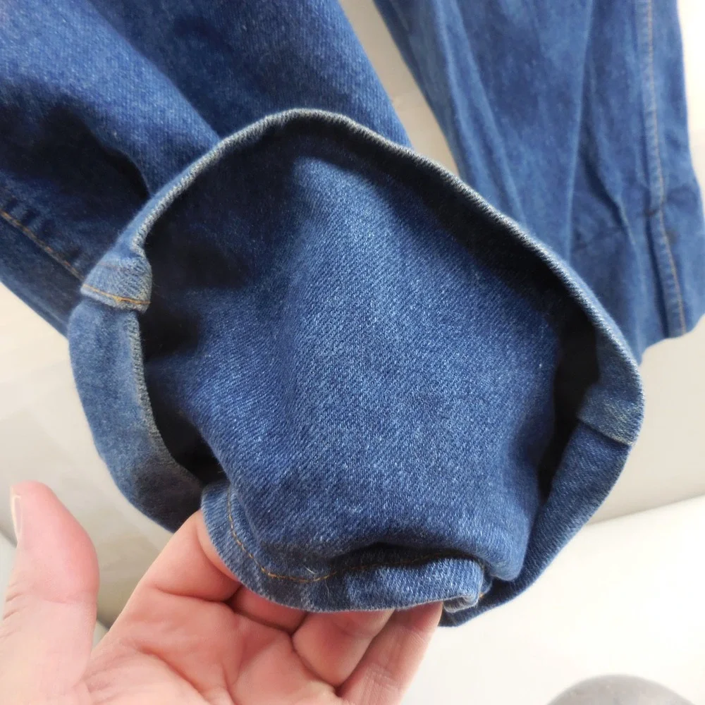 Vintage Levis 557 For Cowboys Jeans Mens 36x24 Blue Denim Made in USA High Rise